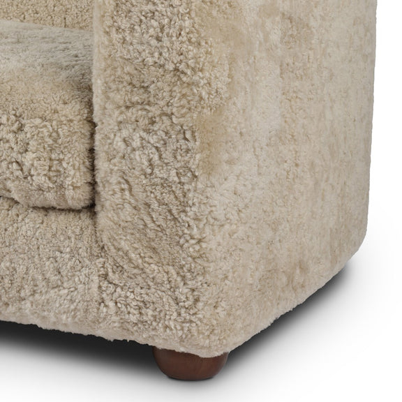 Gidget Sofa - Beige Shearling