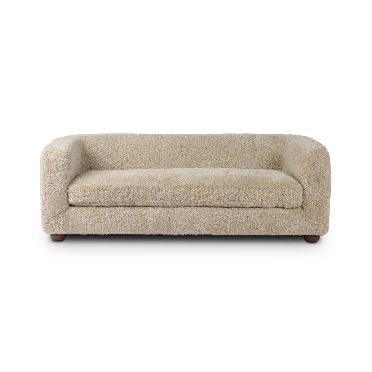 Gidget Sofa - Beige Shearling