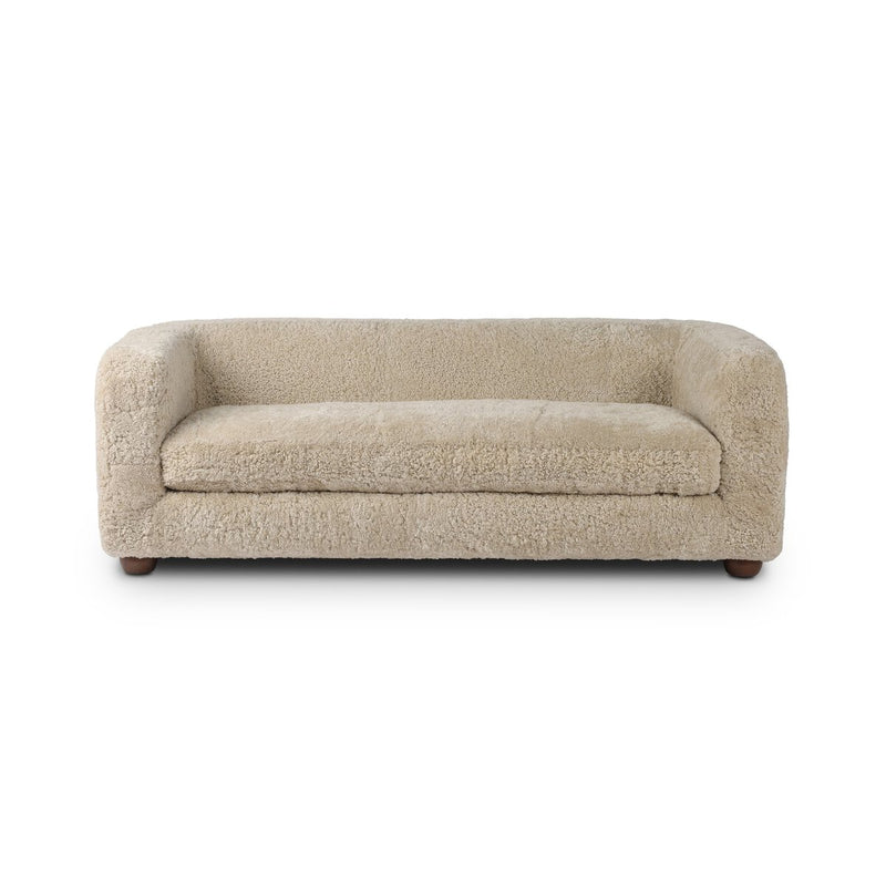 Gidget Sofa - Beige Shearling