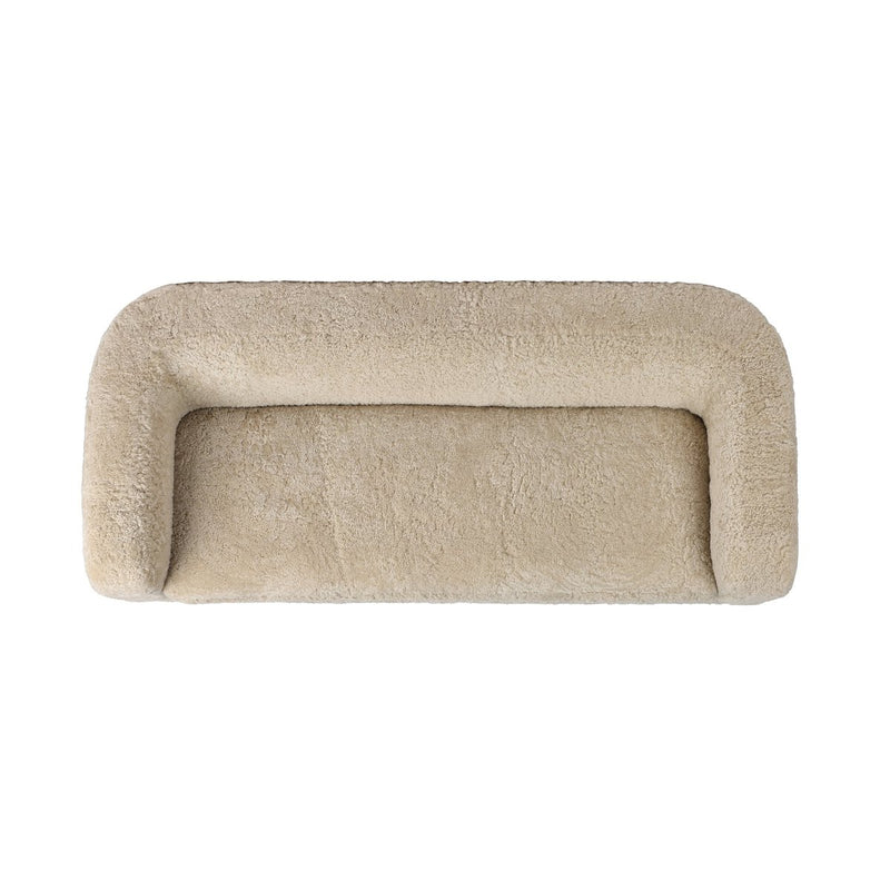 Gidget Sofa - Beige Shearling