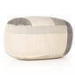 Color Block Floor Cushion - Brown, Cream