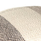 Color Block Floor Cushion - Brown, Cream