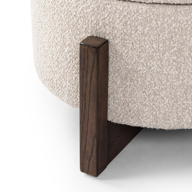 Esben Storage Ottoman - Sattley Fog