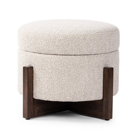 Esben Storage Ottoman - Sattley Fog