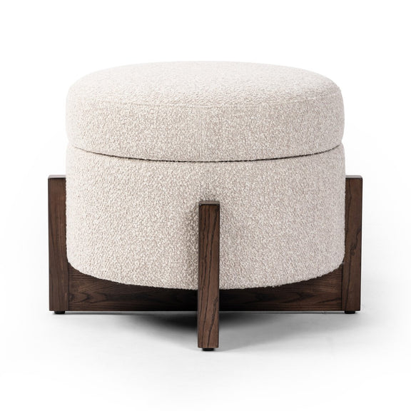 Esben Storage Ottoman - Sattley Fog