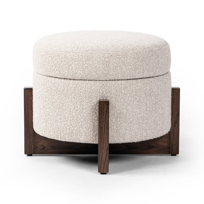 Esben Storage Ottoman - Sattley Fog