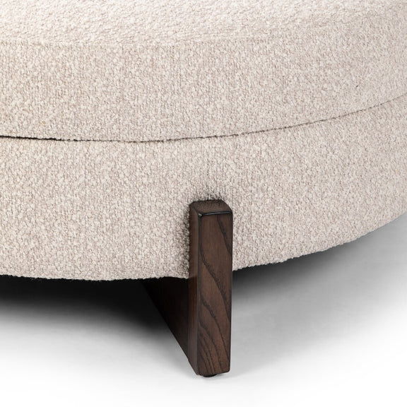 Esben Storage Ottoman-39" - Sattley Fog