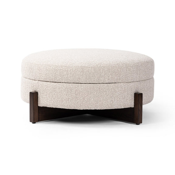 Esben Storage Ottoman-39" - Sattley Fog