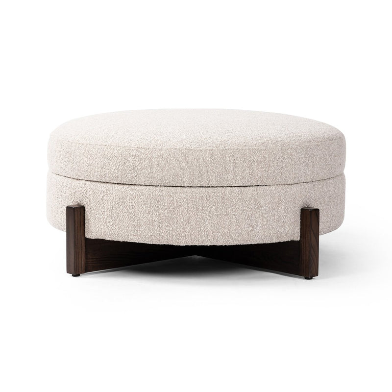 Esben Storage Ottoman-39" - Sattley Fog