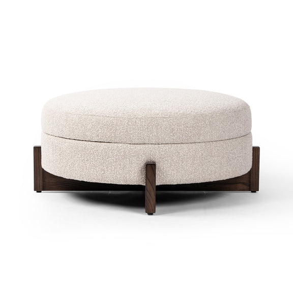 Esben Storage Ottoman-39" - Sattley Fog