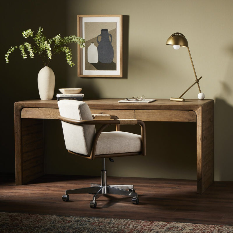 Henry Desk - Rustic Grey Veneer