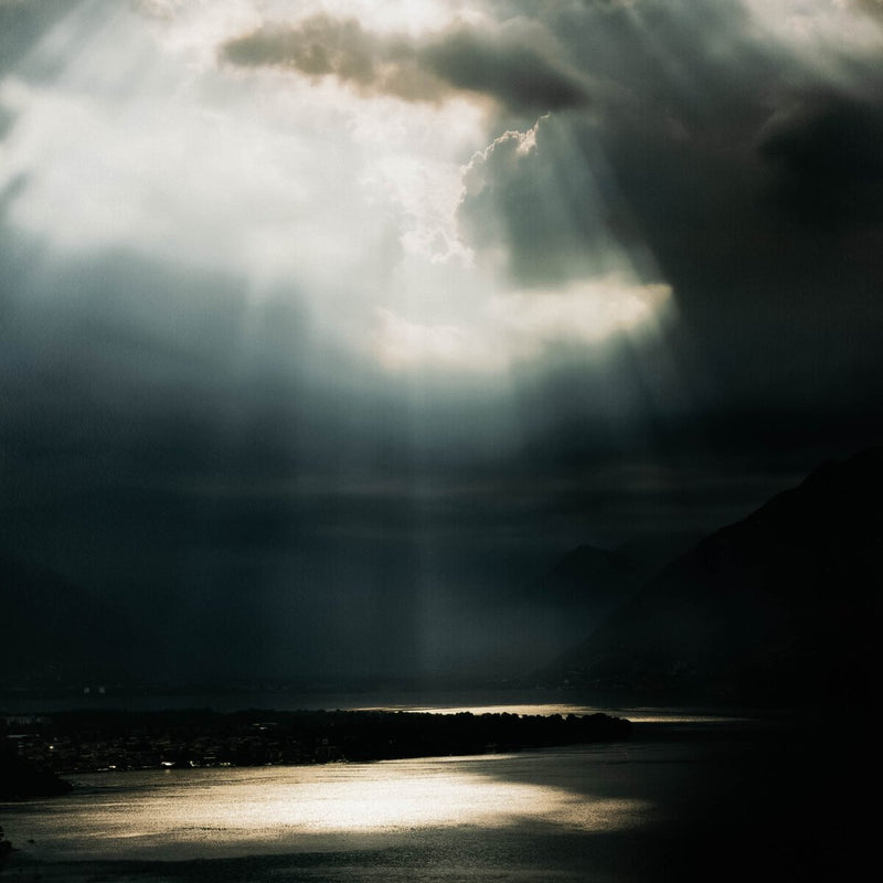 Sky Over Lago Maggiore by Getty Images - White Oak Floater