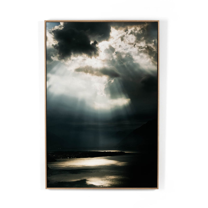 Sky Over Lago Maggiore by Getty Images - White Oak Floater
