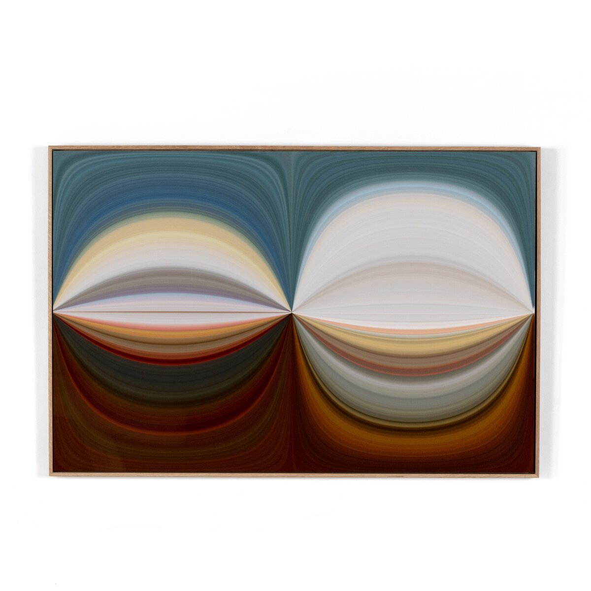 Abstract Curves by Getty Images - White Oak Floater