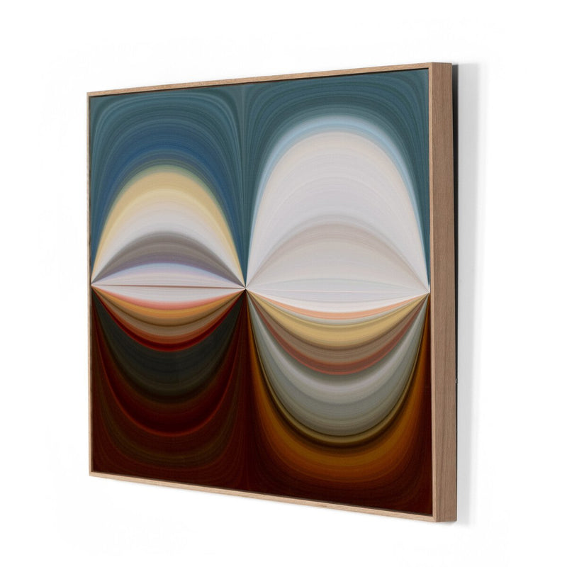Abstract Curves by Getty Images - White Oak Floater