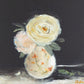 Flowers In Vase by Shaina Page - Rustic Walnut