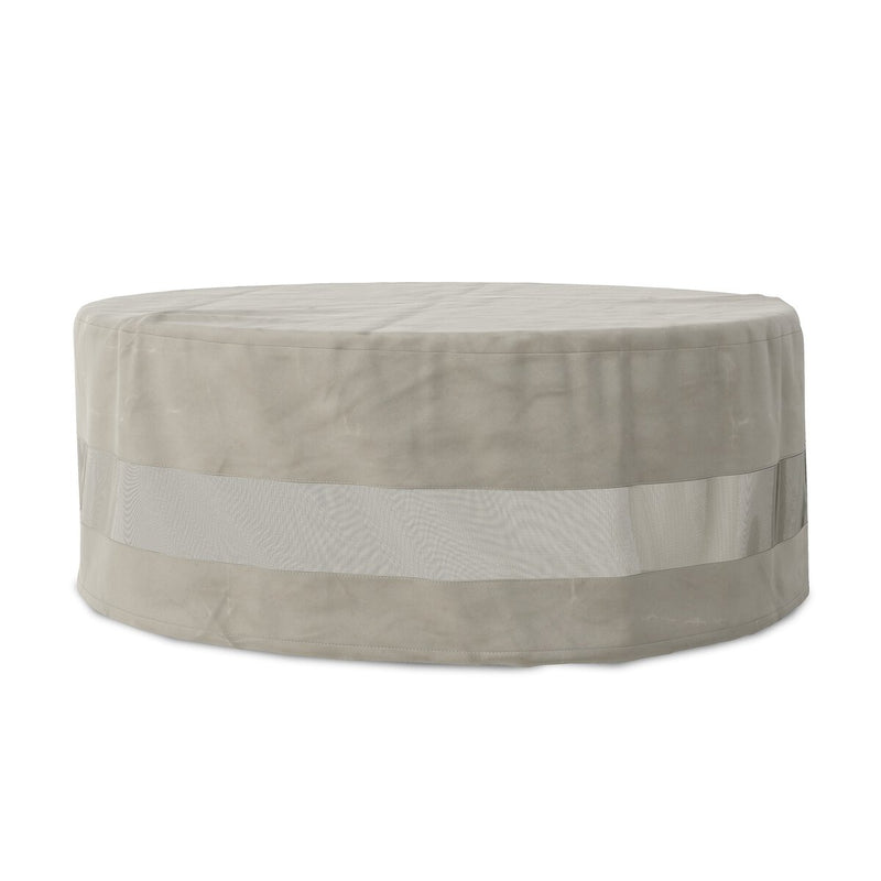 Weatherproof Outdoor Round Coffee Table Cover - Baron Grey