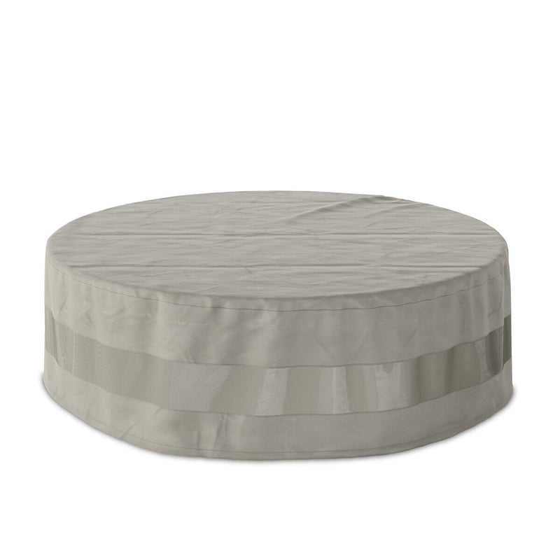 Weatherproof Outdoor Round Coffee Table Cover - Baron Grey