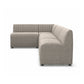 Augustine Dining Banquette, L-Shape - Orly Natural