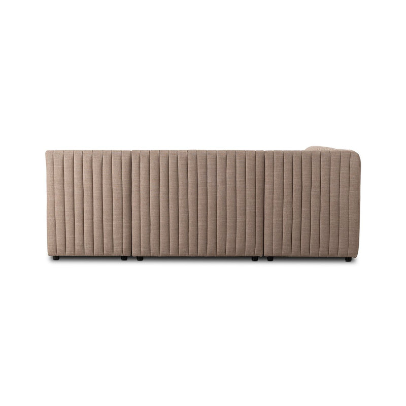 Augustine Dining Banquette, L-Shape - Crypton Nomad Taupe