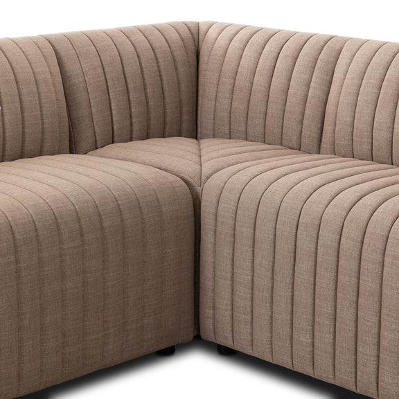 Augustine Dining Banquette, L-Shape - Crypton Nomad Taupe