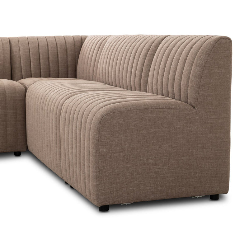 Augustine Dining Banquette, L-Shape - Crypton Nomad Taupe