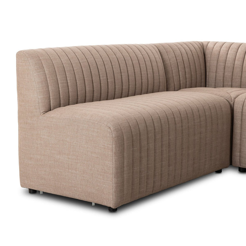 Augustine Dining Banquette, L-Shape - Crypton Nomad Taupe