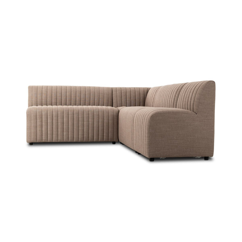Augustine Dining Banquette, L-Shape - Crypton Nomad Taupe