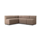 Augustine Dining Banquette, L-Shape - Crypton Nomad Taupe