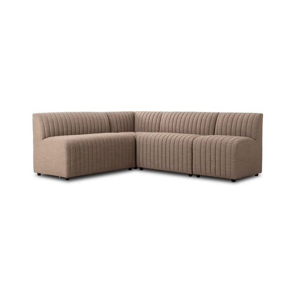 Augustine Dining Banquette, L-Shape - Crypton Nomad Taupe