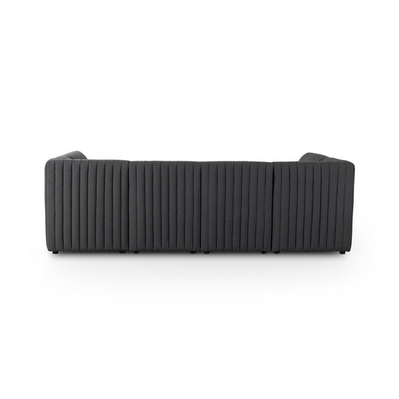 Augustine Dining Banquette, U Shape - Fiqa Boucle Charcoal