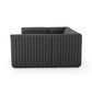Augustine Dining Banquette, U Shape - Fiqa Boucle Charcoal