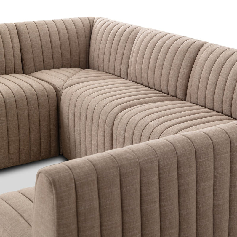 Augustine Dining Banquette, U Shape - Crypton Nomad Taupe