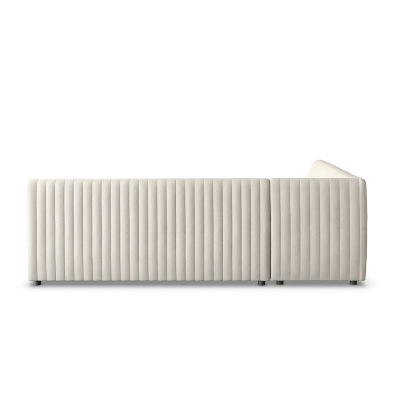 Augustine Dining Banquette, L-Shape - Capri Oatmeal