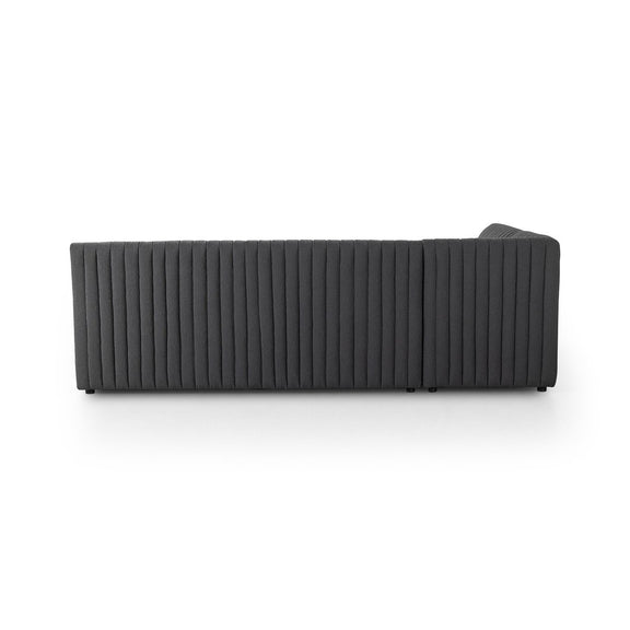 Augustine Dining Banquette, L-Shape - Fiqa Boucle Charcoal