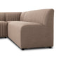Augustine Dining Banquette, L-Shape - Crypton Nomad Taupe