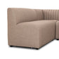 Augustine Dining Banquette, L-Shape - Crypton Nomad Taupe
