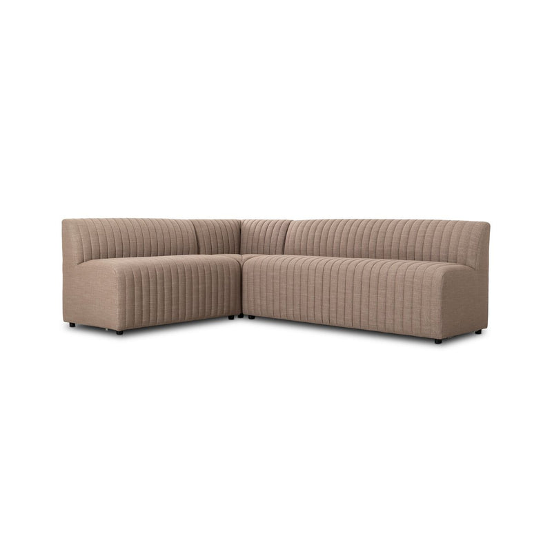 Augustine Dining Banquette, L-Shape - Crypton Nomad Taupe