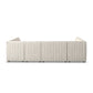 Augustine Dining Banquette, U Shape - Capri Oatmeal