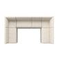 Augustine Dining Banquette, U Shape - Capri Oatmeal