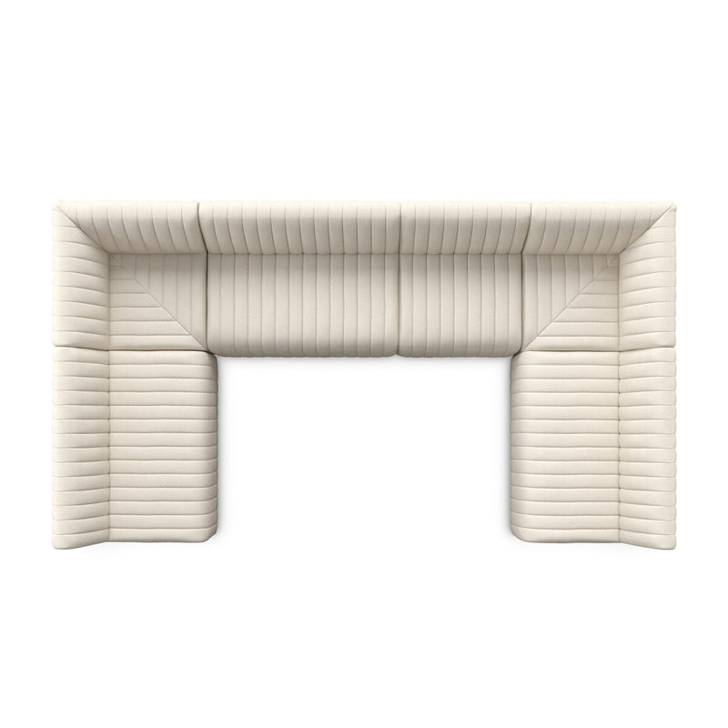 Augustine Dining Banquette, U Shape - Capri Oatmeal
