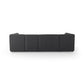 Augustine Dining Banquette, U Shape - Fiqa Boucle Charcoal
