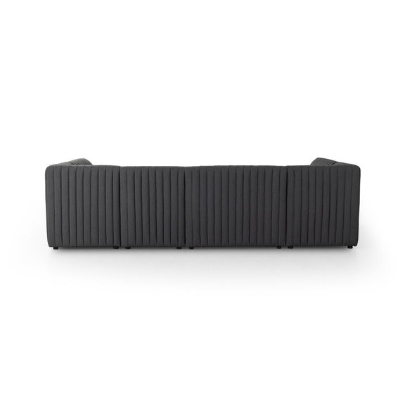 Augustine Dining Banquette, U Shape - Fiqa Boucle Charcoal