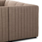 Augustine Dining Banquette, U Shape - Crypton Nomad Taupe
