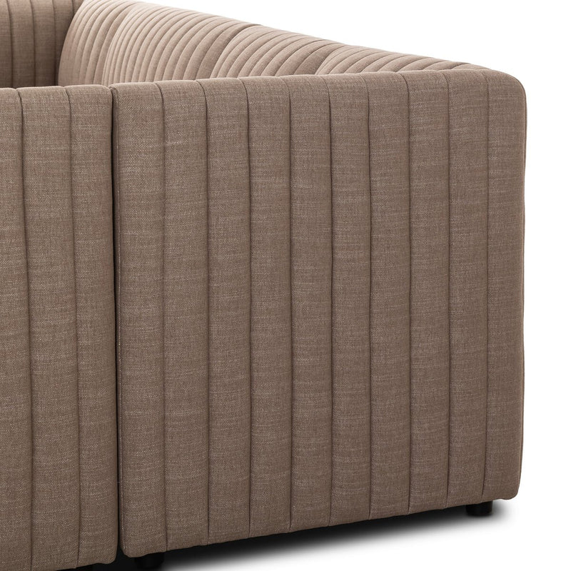 Augustine Dining Banquette, U Shape - Crypton Nomad Taupe