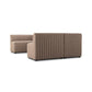 Augustine Dining Banquette, U Shape - Crypton Nomad Taupe