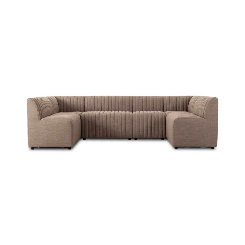 Augustine Dining Banquette, U Shape - Crypton Nomad Taupe