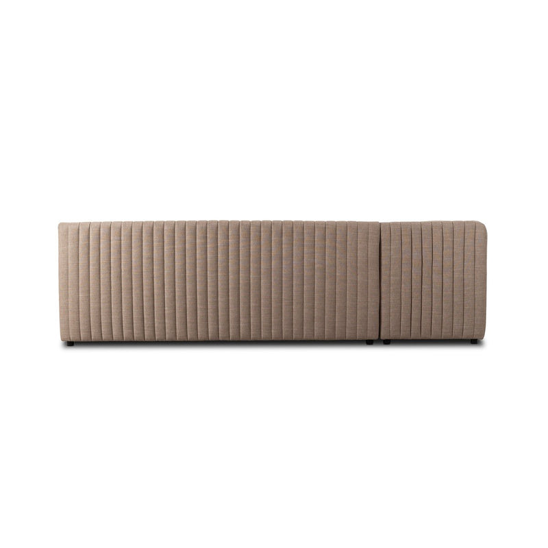 Augustine Dining Banquette, L-Shape - Crypton Nomad Taupe