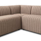 Augustine Dining Banquette, L-Shape - Crypton Nomad Taupe