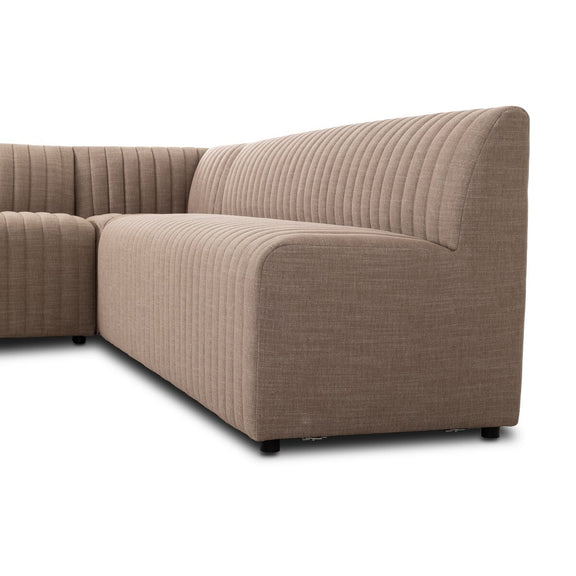 Augustine Dining Banquette, L-Shape - Crypton Nomad Taupe